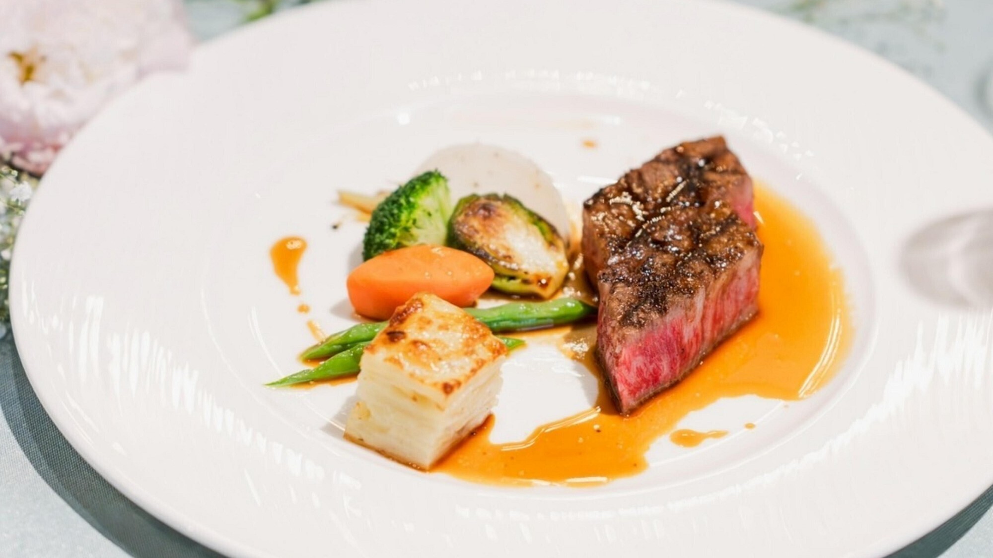 ◆料理一例｜特選和牛サーロインのグリル