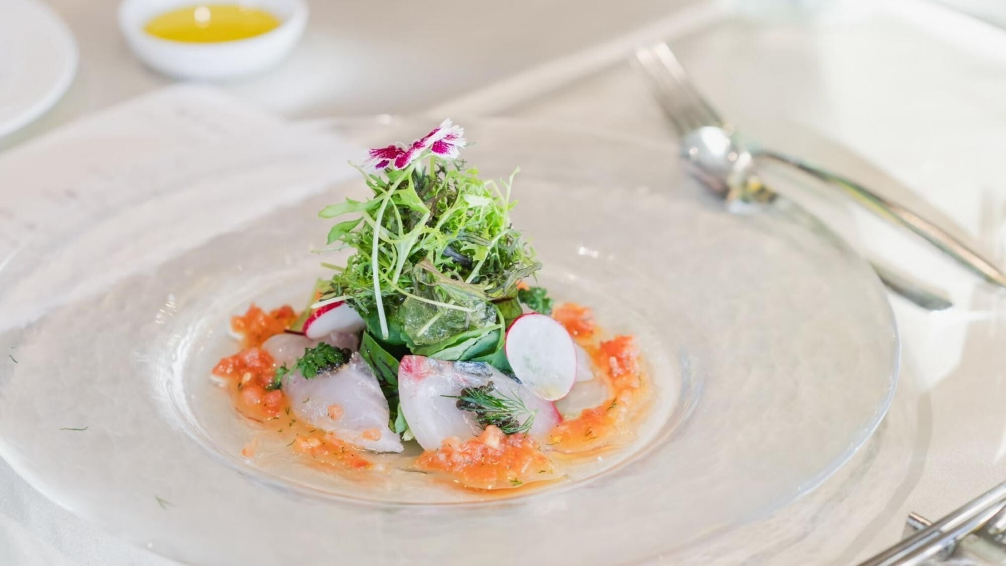 ◆料理一例｜早川漁港より鮮魚のカルパッチョ