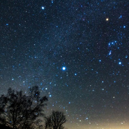 乗鞍の冬の星空　晴天時は最高のおもてなしです♪