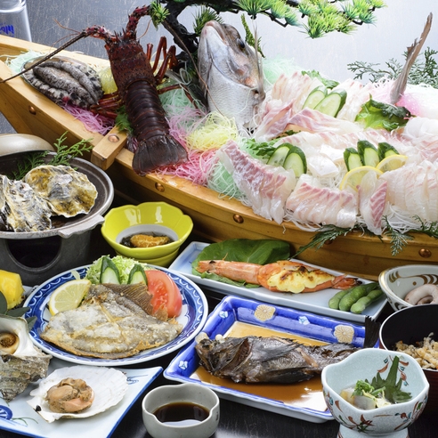 【おいしい鳥羽の旅♪「日本の祝い魚」と「海藻」プラン】伊勢海老・鮑・鯛の贅沢まんぷく☆　