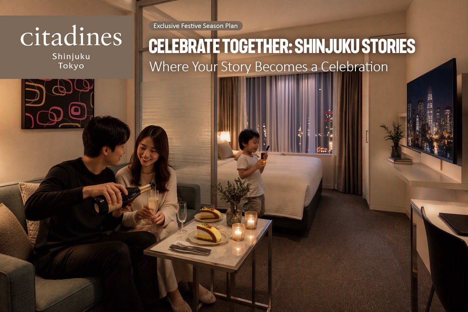 【フェスティブプラン】新宿で見つける、とっておきの時間