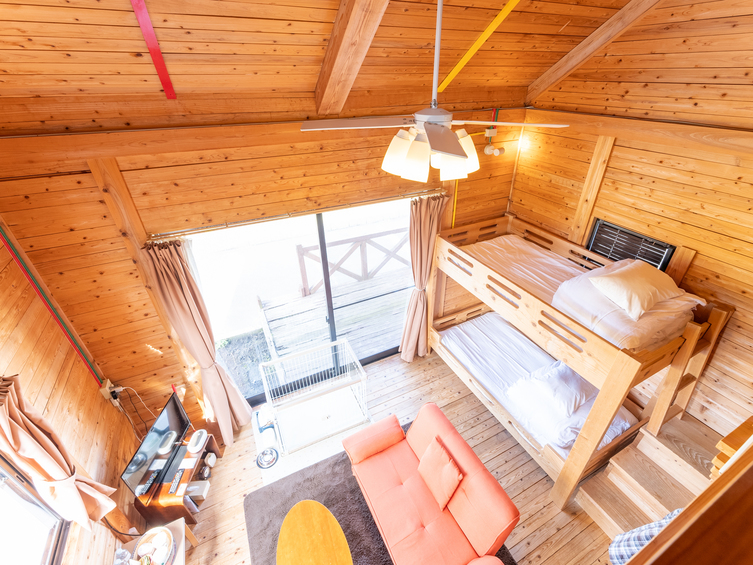 ［ペット同伴専用］２０㎡　コテージ客室　《 ロフト付き 》