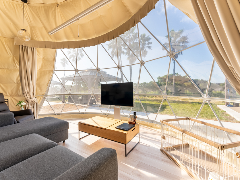 【NEWOPEN】洋モダン洋室　グランピングDOG同伴可ルーム　38平米