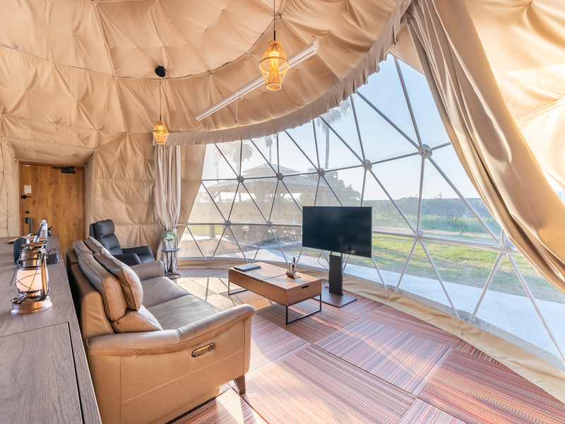 【NEWOPEN】和モダン和洋室　グランピングルーム38平米