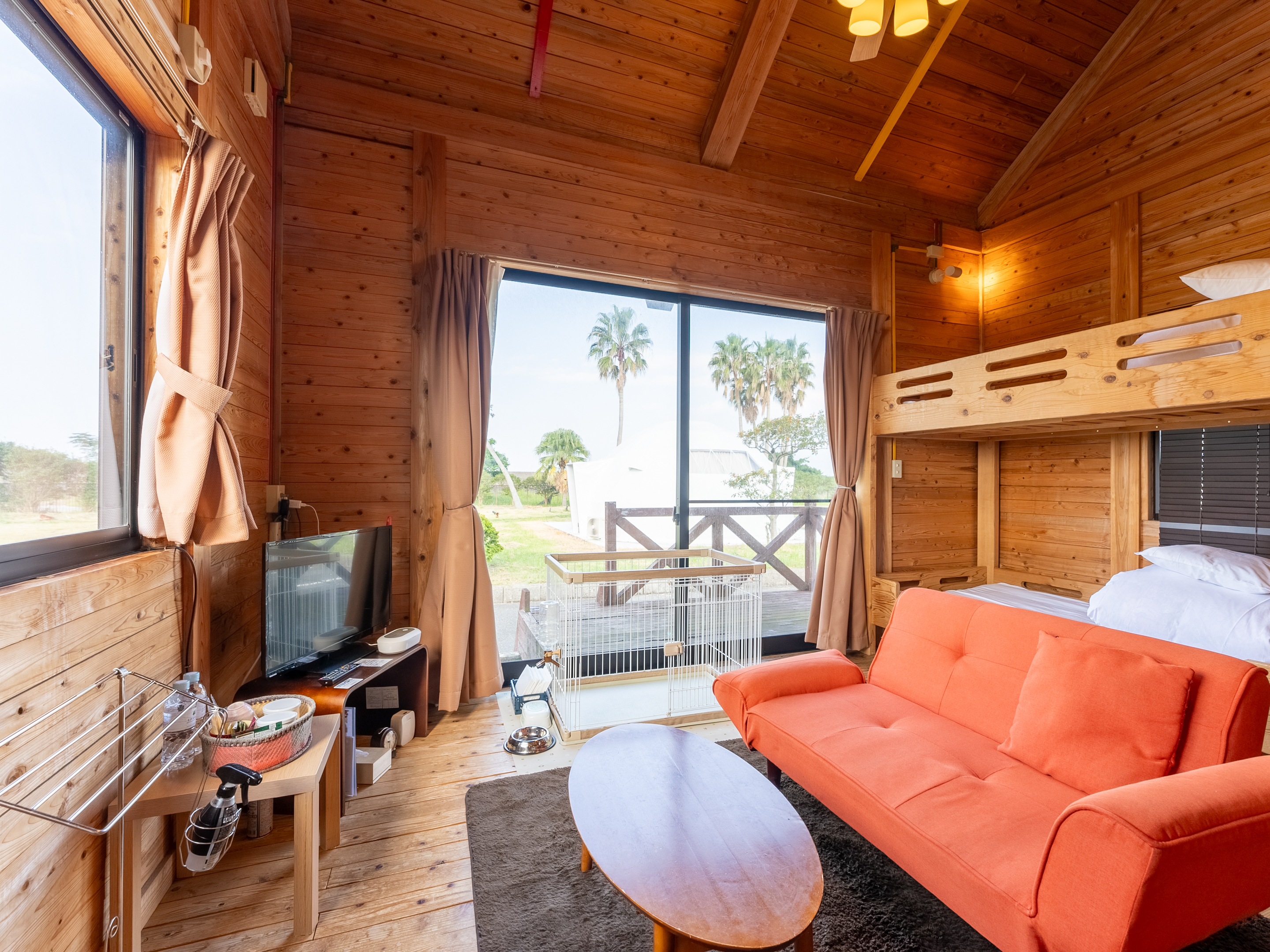 ［ペット同伴専用］２０㎡　コテージ客室　《 ロフト付き 》