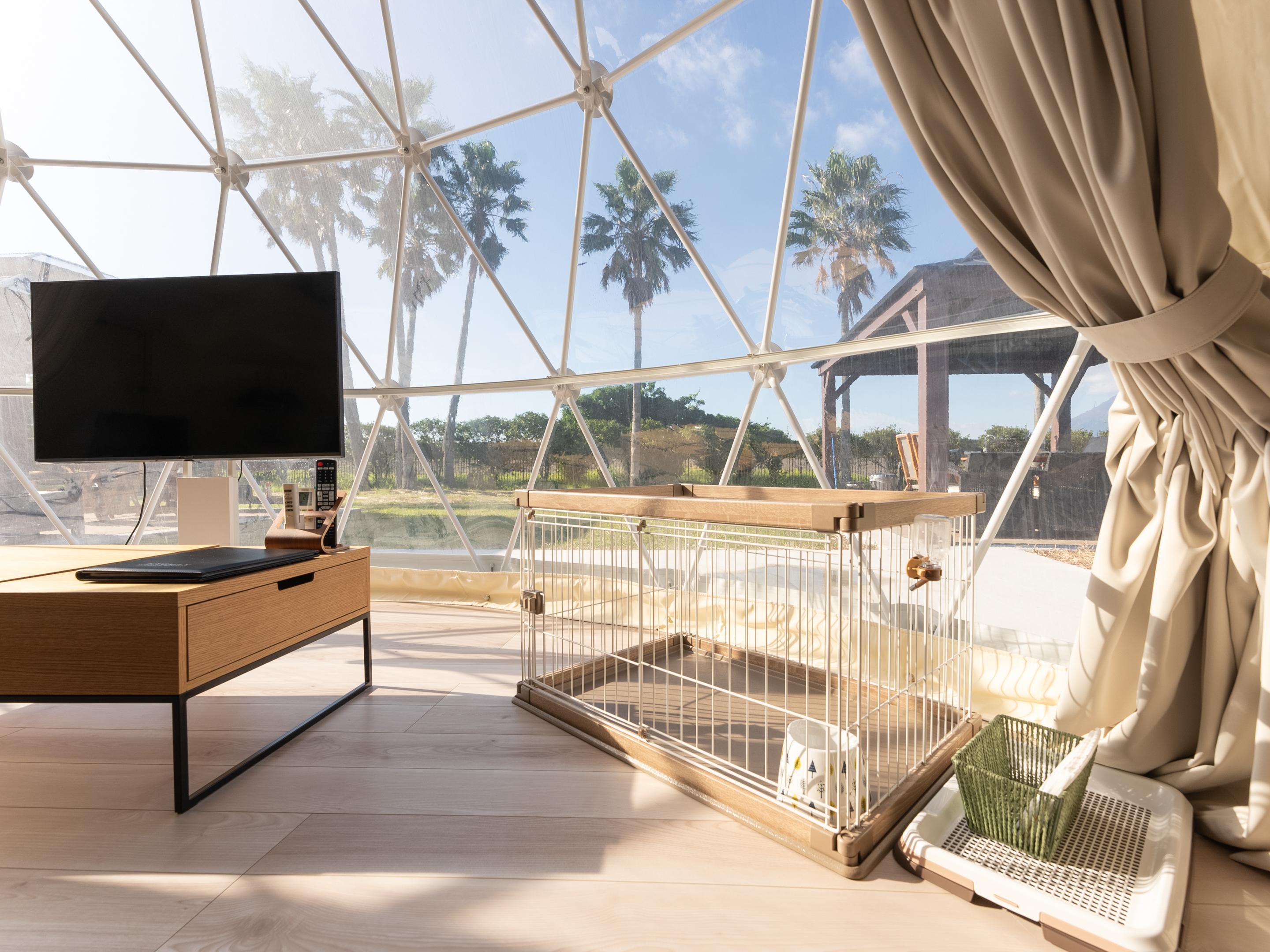 【NEWOPEN】洋モダン洋室　グランピングDOG同伴可ルーム　38平米