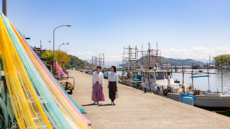 日帰り体験＆昼食＆温泉　紅葉狩りクルージングと沖島さんぽ（紅葉弁当付）【10：00休暇村出発便】