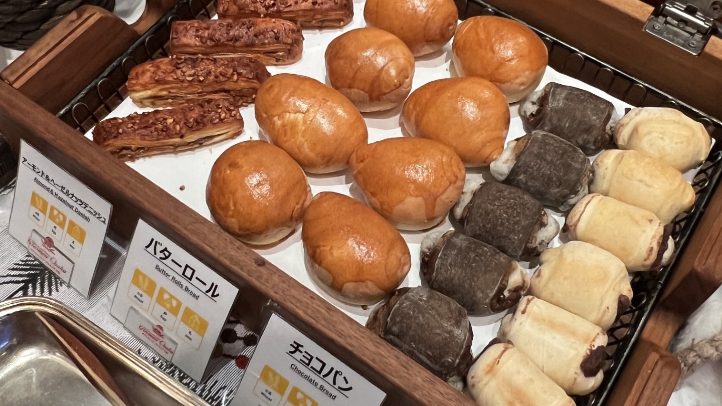 和洋ブッフェ朝食（料理一例、2024/12月撮影）