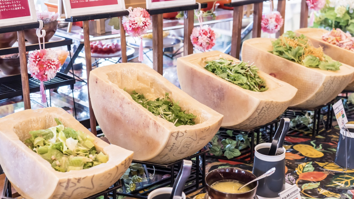 和洋ブッフェ朝食（料理一例、2025/10月撮影）