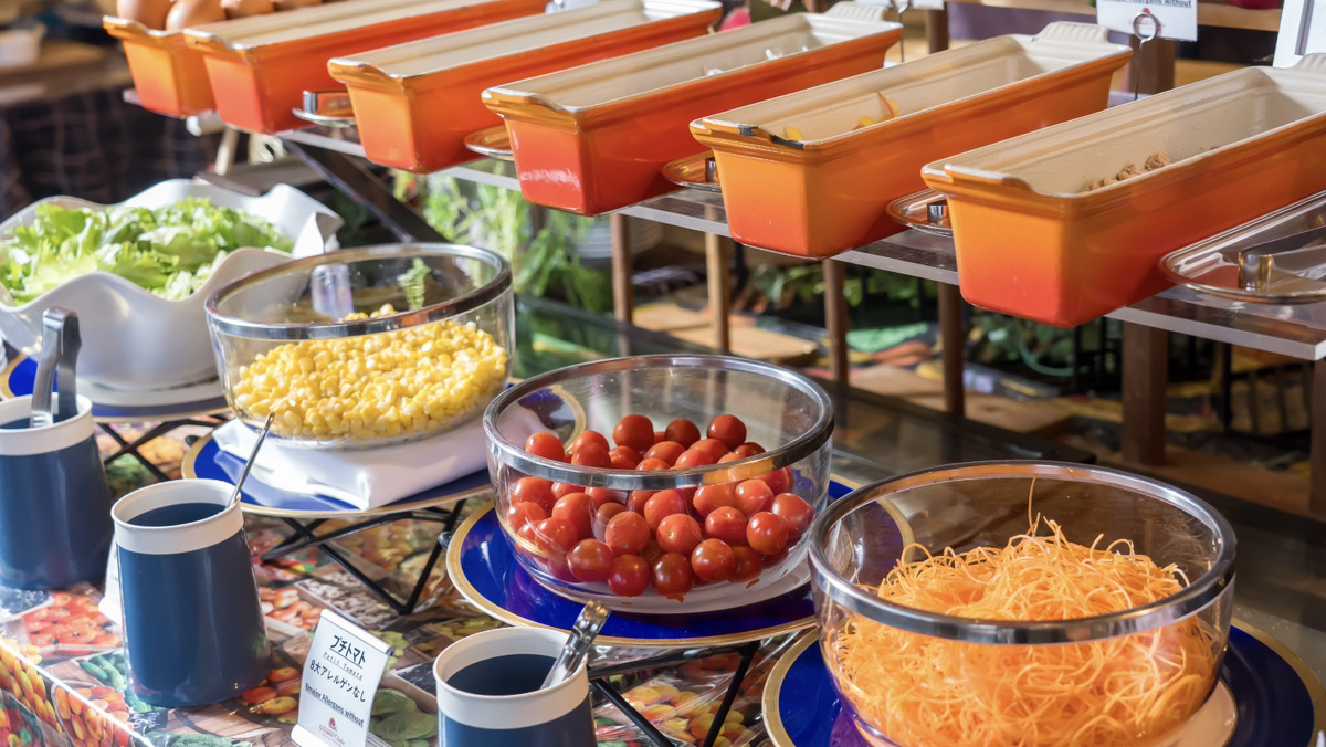 和洋ブッフェ朝食（料理一例、2025/10月撮影）