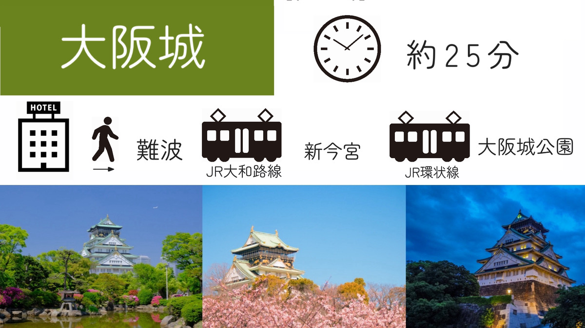 【アクセス】大阪城