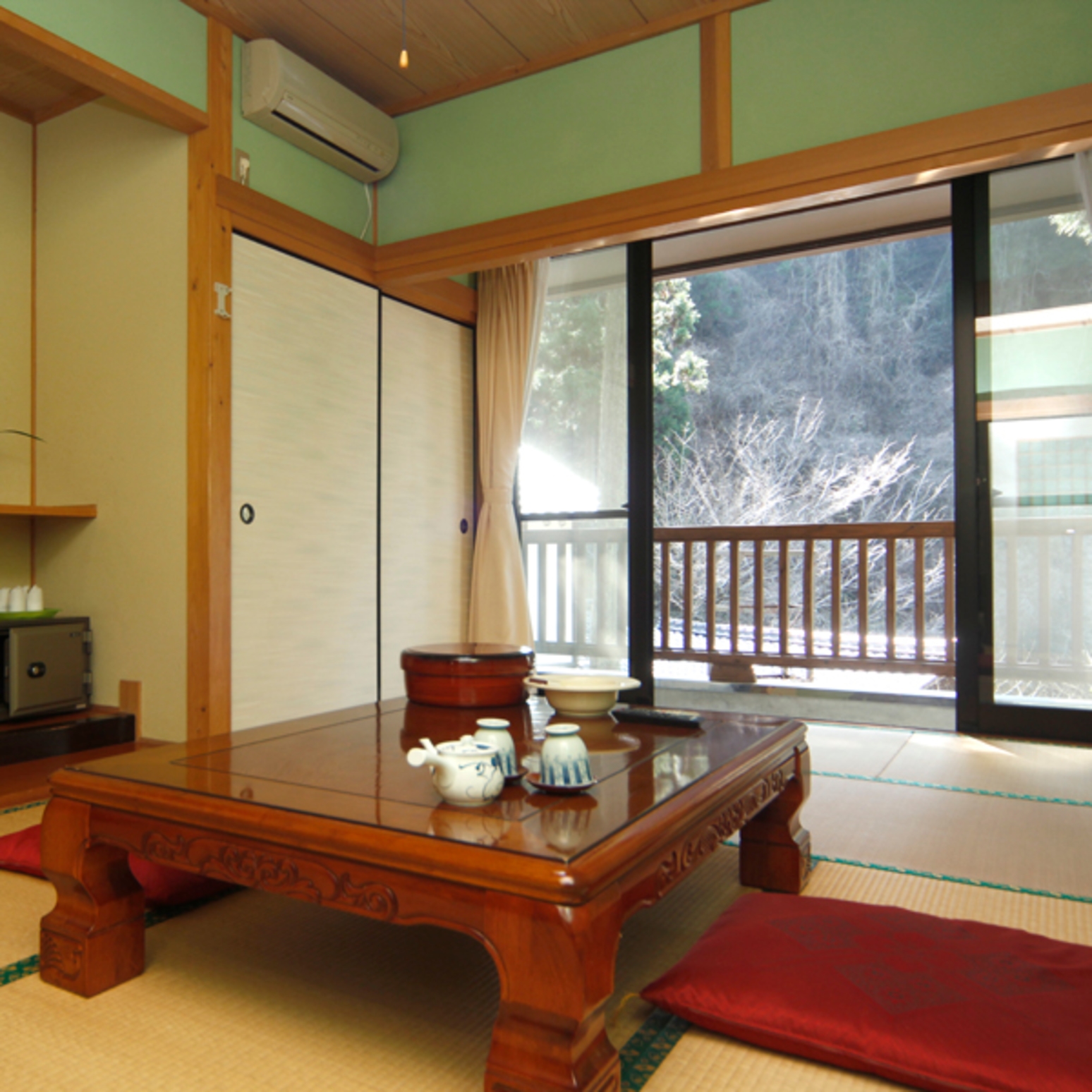 山林閣の宿泊施設の様子