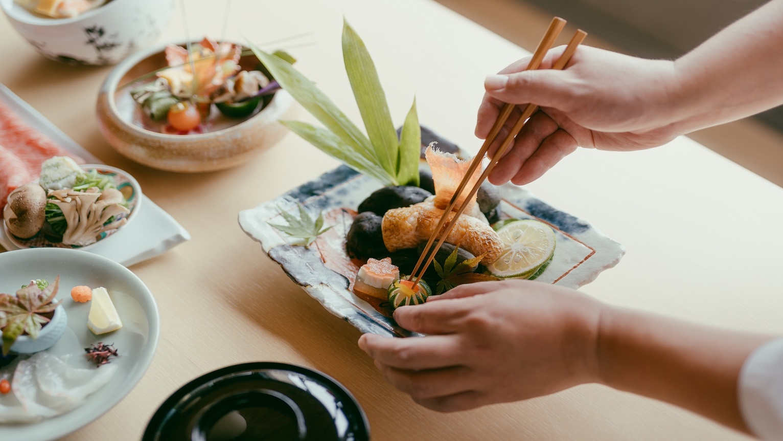 日本海の恵み・・旬魚の饗宴！加賀の醤油で食す旬魚懐石とプライベート空間で過ごす大切な時季【特選会席】