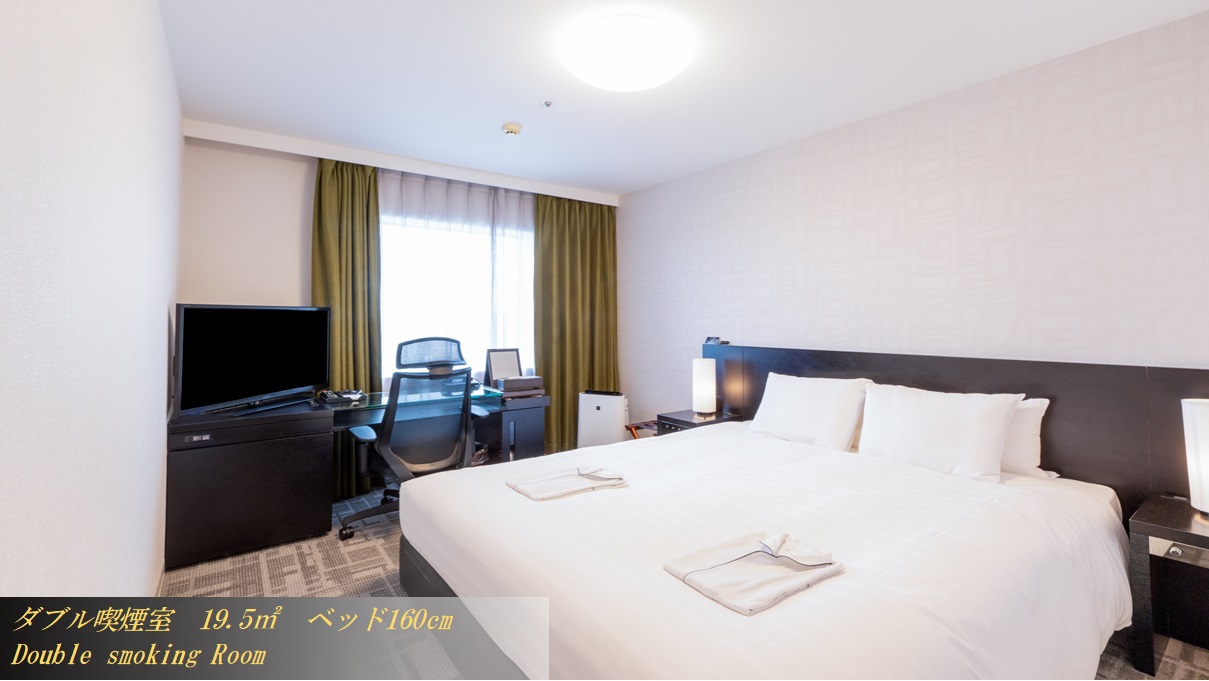 ◇禁煙 ダブル 【19.5平米160ｃｍ幅クイーンベット】