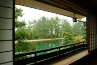【객실 공통】 2층에서는 아마노하시다테 운하를 일망(사진은 유즈키 꽃의 동)