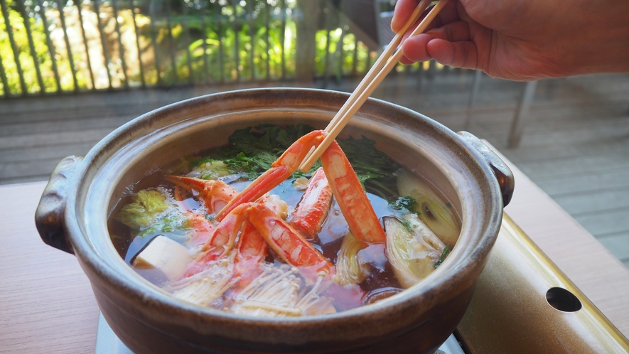 かにすき鍋　料理イメージ