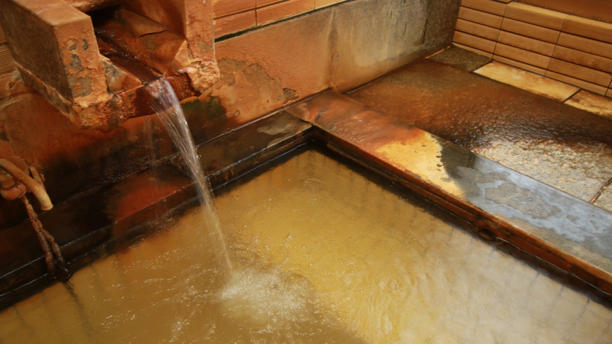 #温泉_女風呂内湯_1,200年以上の歴史を持つ秘湯。贅沢な源泉かけ流しの湯をお楽しみください。