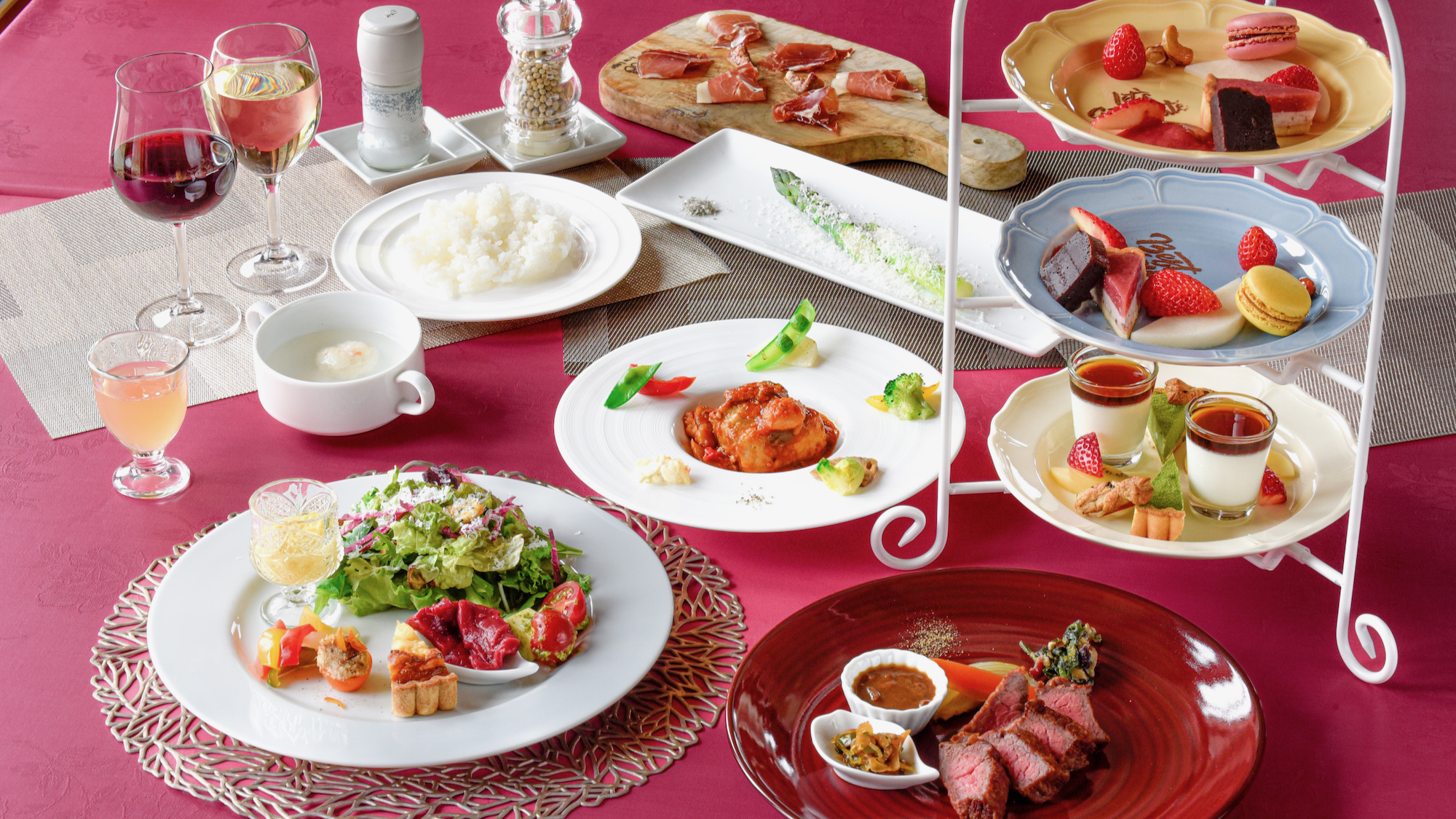 記念日プランお食事一例。