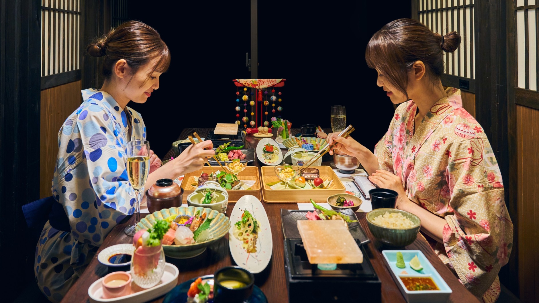 夕食のみ※朝食なし※『肥後街道会席』熊本の郷土料理と旬の食材〜源泉かけ流し温泉！　