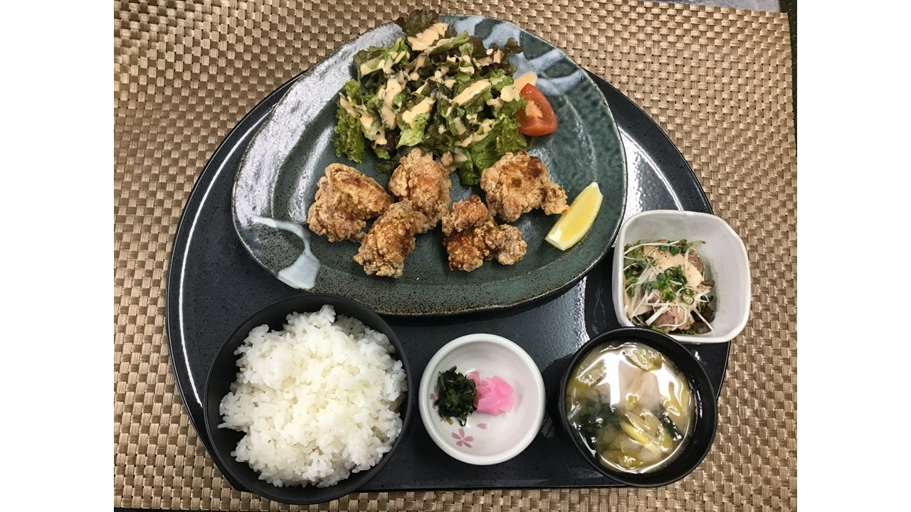 【夕食付プラン】唐揚げ定食