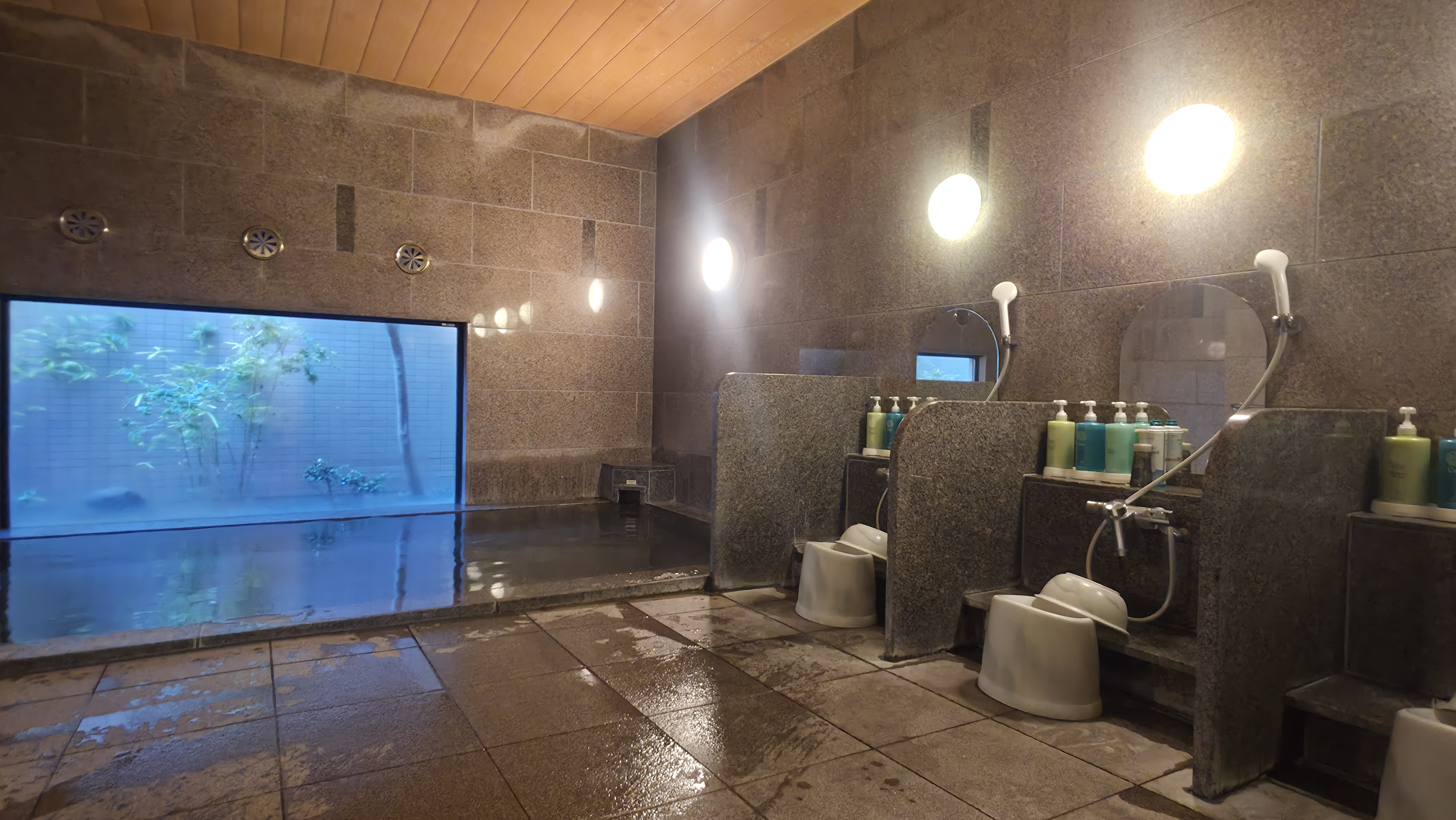 西館◆男性大浴場◆浴室