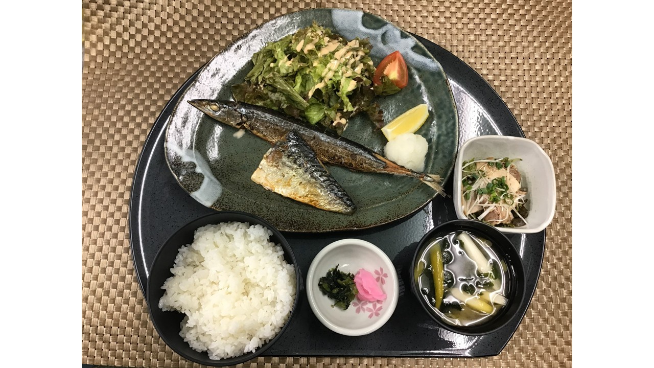 【夕食付プラン】さんま・さば定食