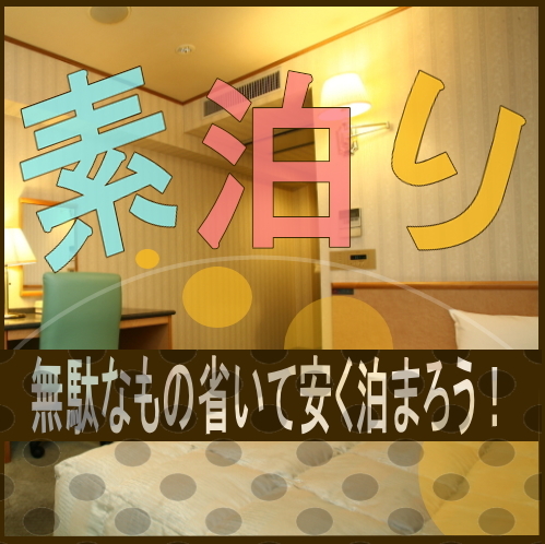 【駐車場無料】素泊まりプラン　無駄なもの省いて安く泊まろう！