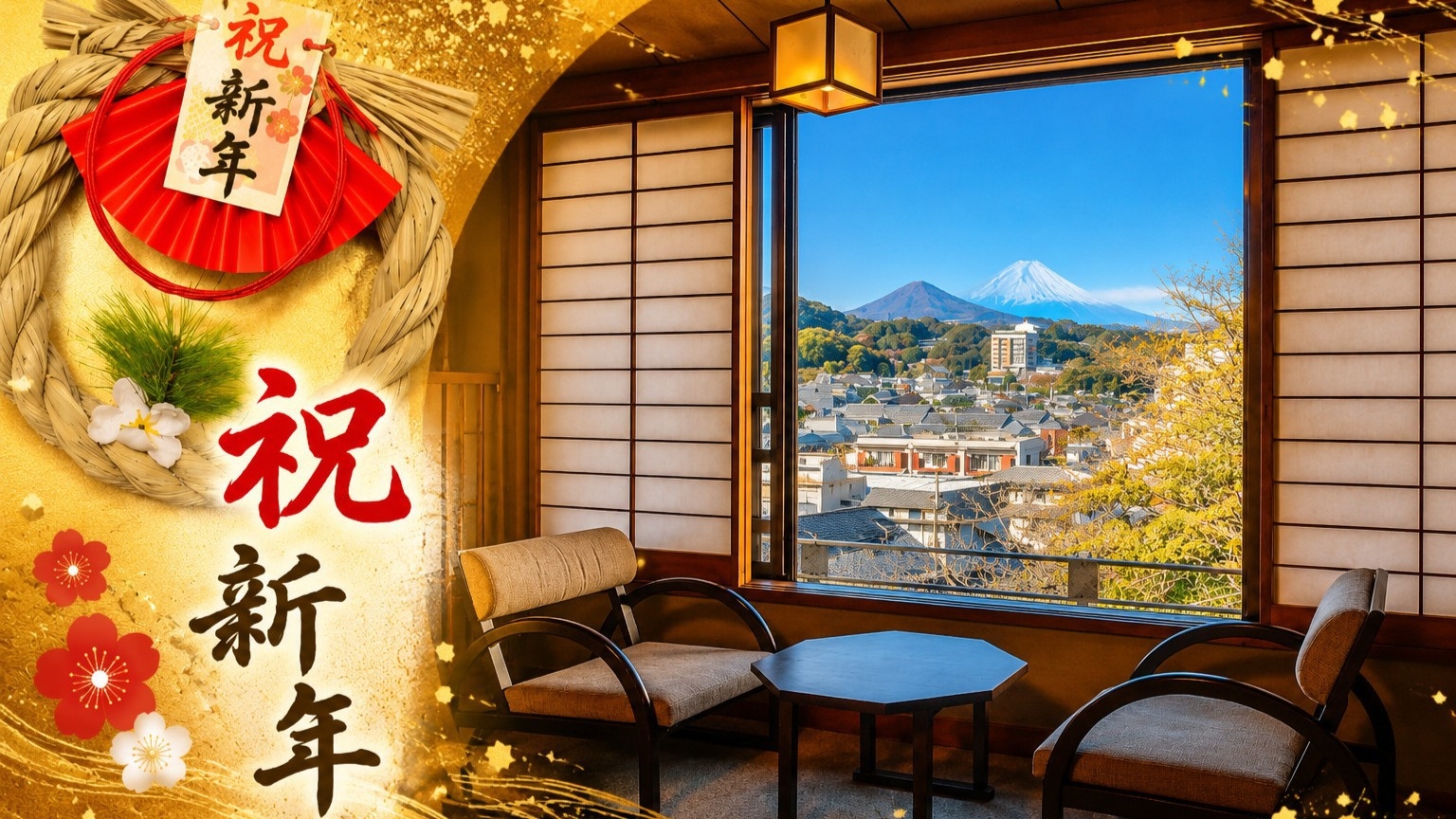 【年末年始プラン】1年の締めくくりと始まりはかめや恵庵で。。。年末年始限定の特別献立＜貸切露天風呂＞