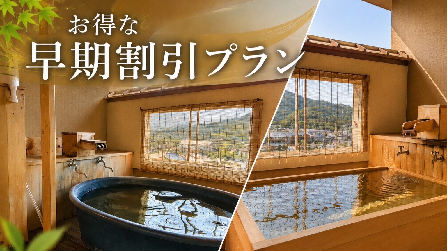 【早期割30日前】《源泉100％かけ流し露天風呂付き客室》鮑の踊り焼き＆牛肉の石焼き付き会席コース 