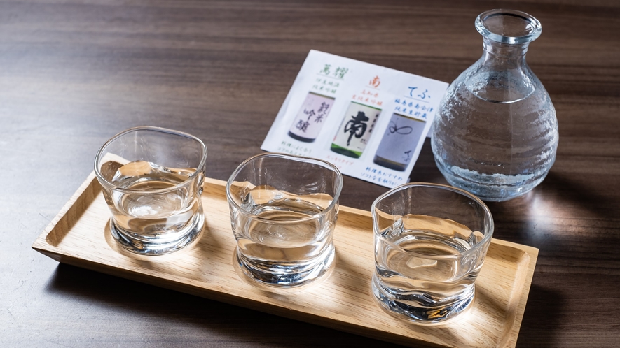 別注★日本酒利き酒セット｜お食事時間の満足度が大幅向上します。