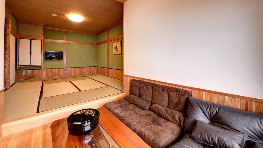 ＊【和洋室14畳/T付き】禁煙／寝室と広縁が近い為、すぐにお休み頂けます。