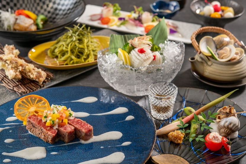 【Japanese-Chinese Cuisine Soh】夕食は和食コース♪１泊2食+温泉付！