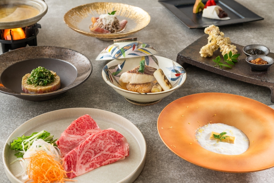 【Japanese-Chinese Cuisine Soh】夕食は和食コース♪１泊2食+温泉付！