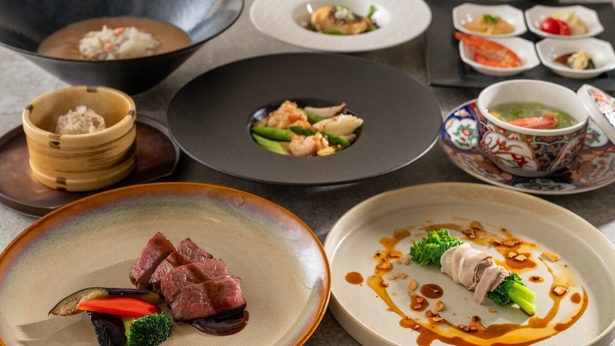 【Japanese-Chinese Cuisine Soh】夕食は中華コース♪1泊夕食+温泉入り放題
