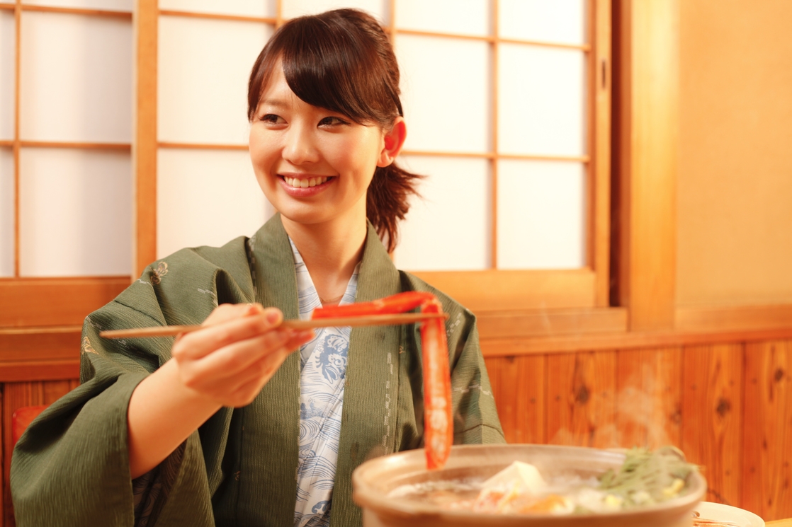 【秋P】年配の方、女性にオススメ。お一人様２はい量控えめだけど品数は多いよ“香住ガニプチフル”プラン