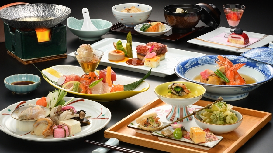 ＼最上階確約／落ち着いた空間で召し上がる和食会席料理プラン★【スタンダード1泊2食付】