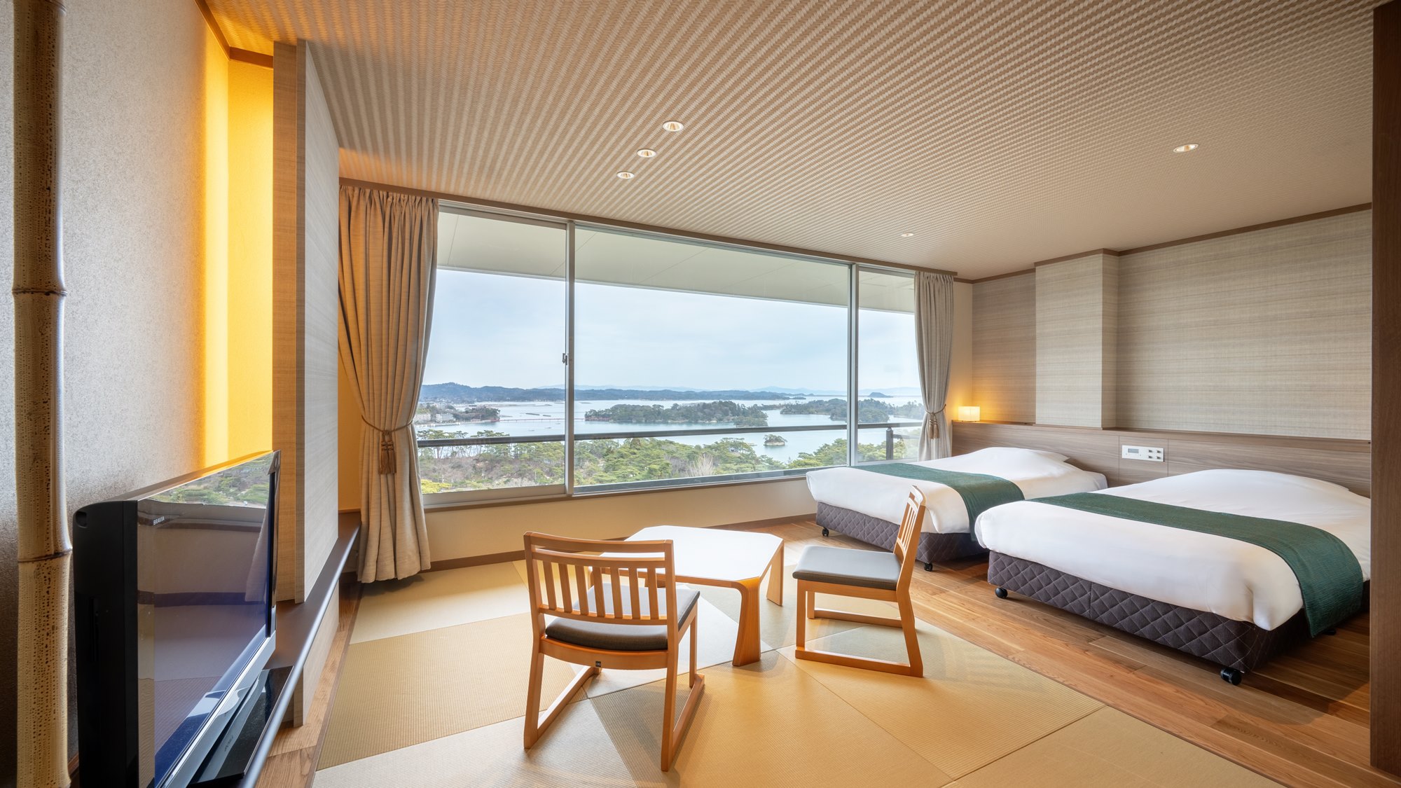 *【海側/和洋室】2024年4月リニューアル！美しい景観を目で楽しめるお部屋です。