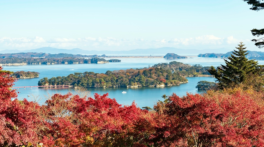 **【周辺観光】松島　紅葉の時期