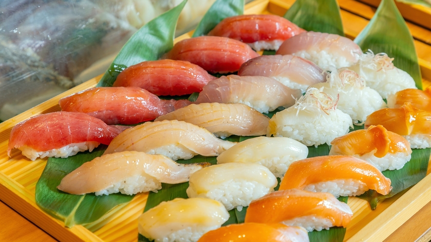 【磯魚】人気のお寿司も食べ放題！【和風海鮮バイキング】
