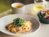シラスと明太子クリーム