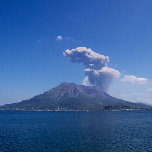 桜島の噴煙