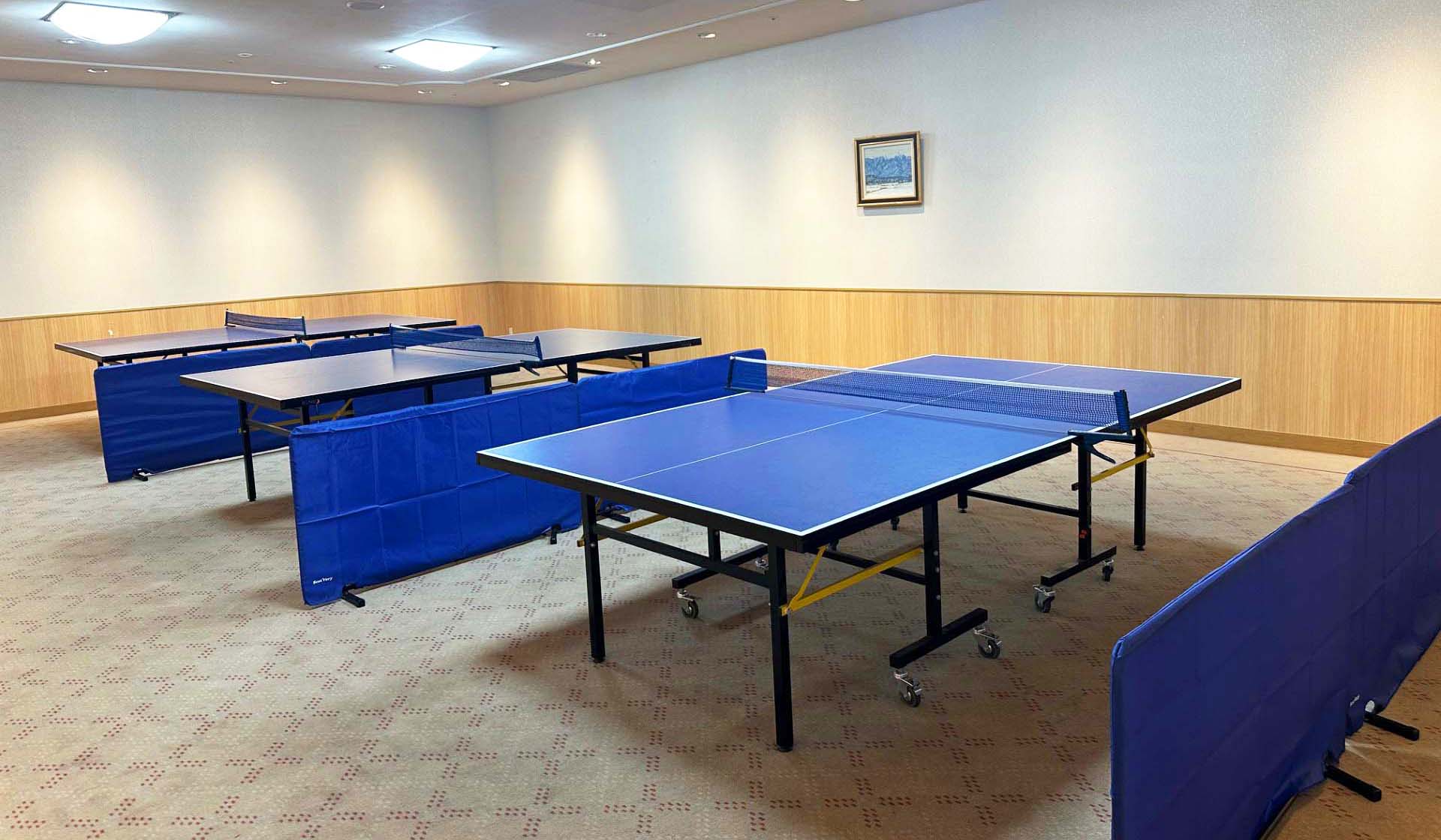 【卓球ルーム】温泉といえばやっぱり卓球ですよね！ご家族みなさまでお楽しみください♪