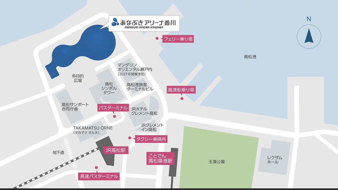 あなぶきアリーナ香川ＭＡＰ