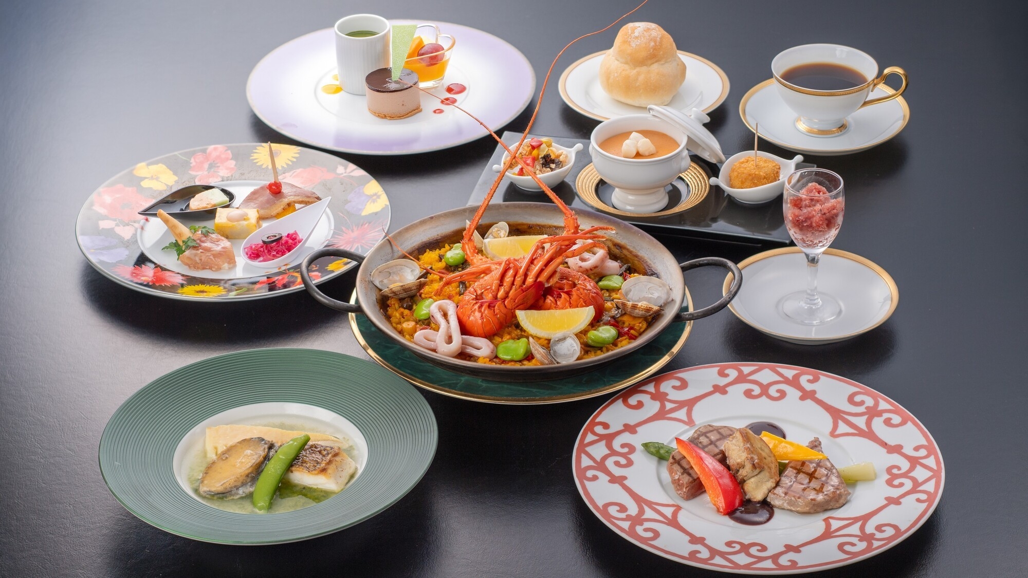【スーペリアルーム】伊勢海老×鮑 海の幸贅沢プラン（スペイン料理）