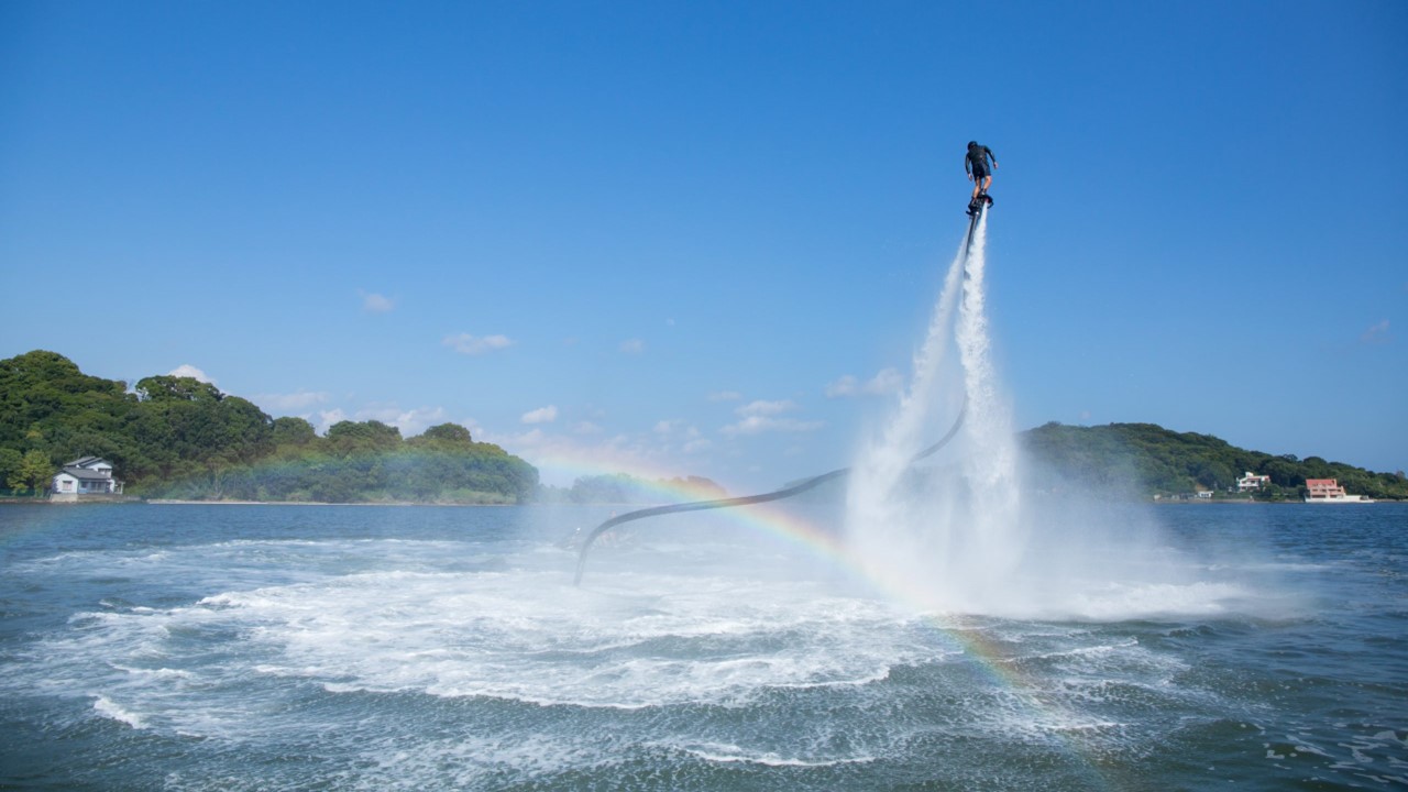 【近隣観光】浜名湖　フライボード体験