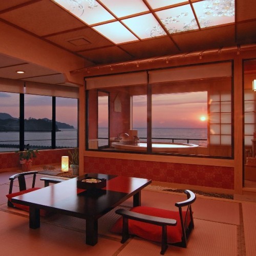 Gaze at the guest room with a smile