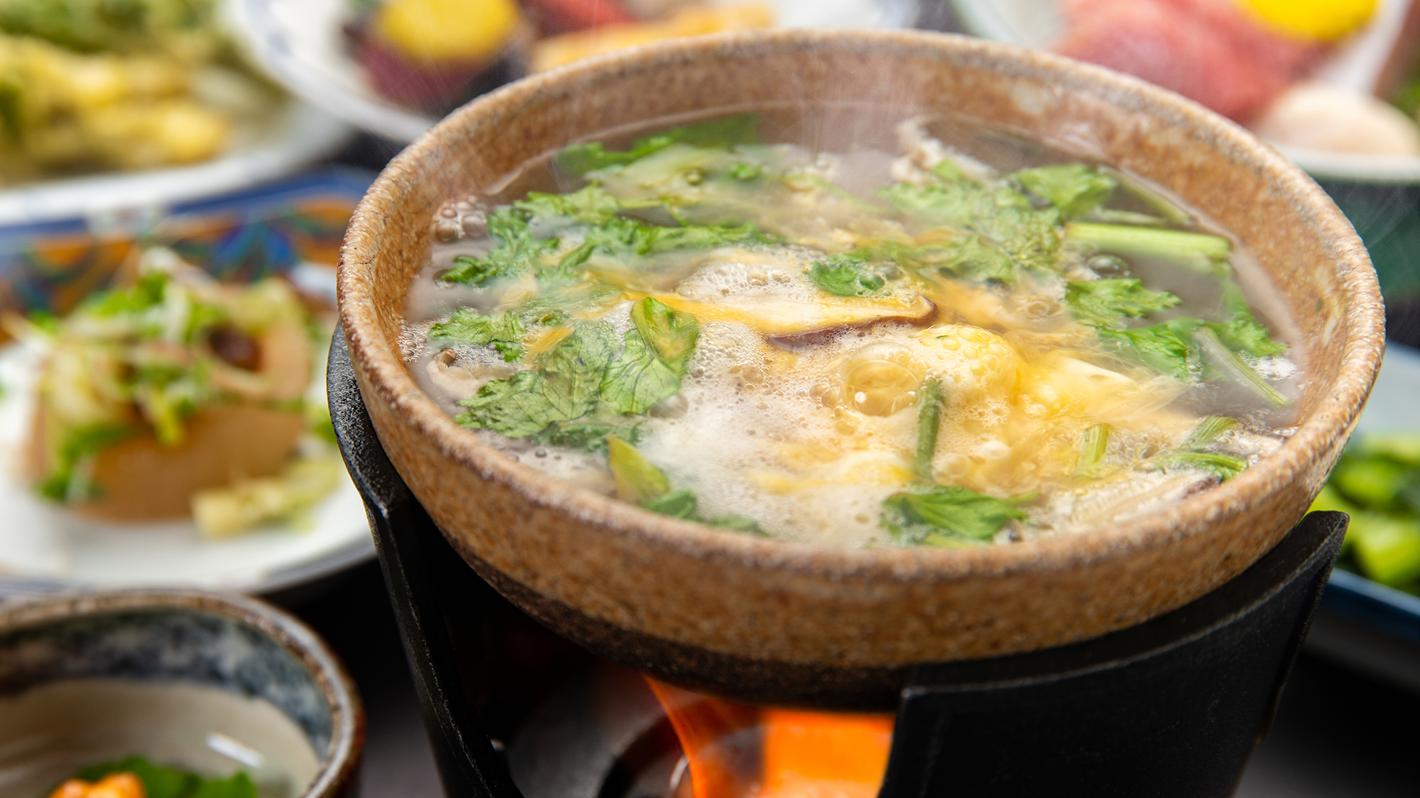 【夕食一例】季節の山海おまかせ会席（季節の鍋物）