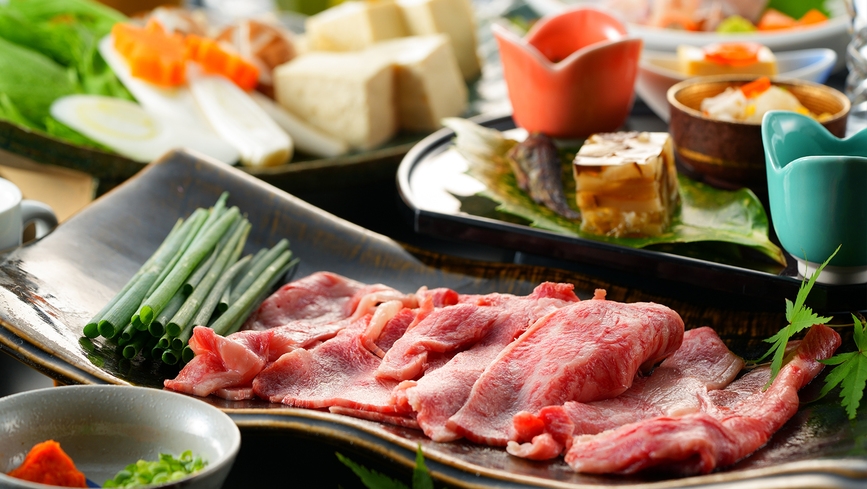 【地元の旬を味わう】豊後牛しゃぶしゃぶ御膳★貸切風呂無料★2食付