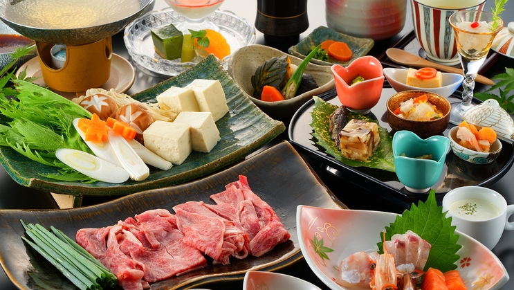【地元の旬を味わう】豊後牛しゃぶしゃぶ御膳★貸切風呂無料★2食付