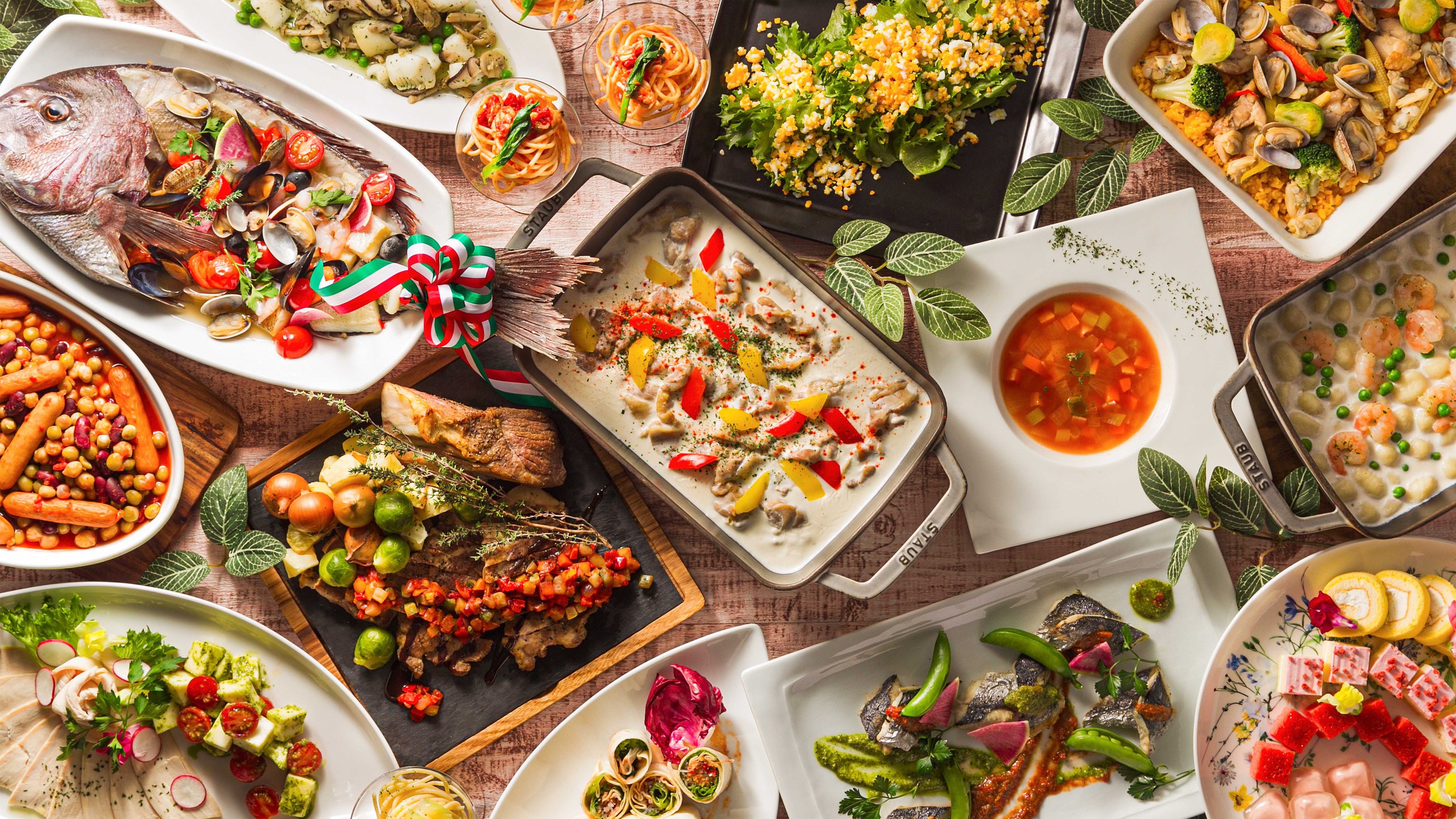 【ご夕食18時スタート】リゾートディナーバイキング！（2食付プラン）